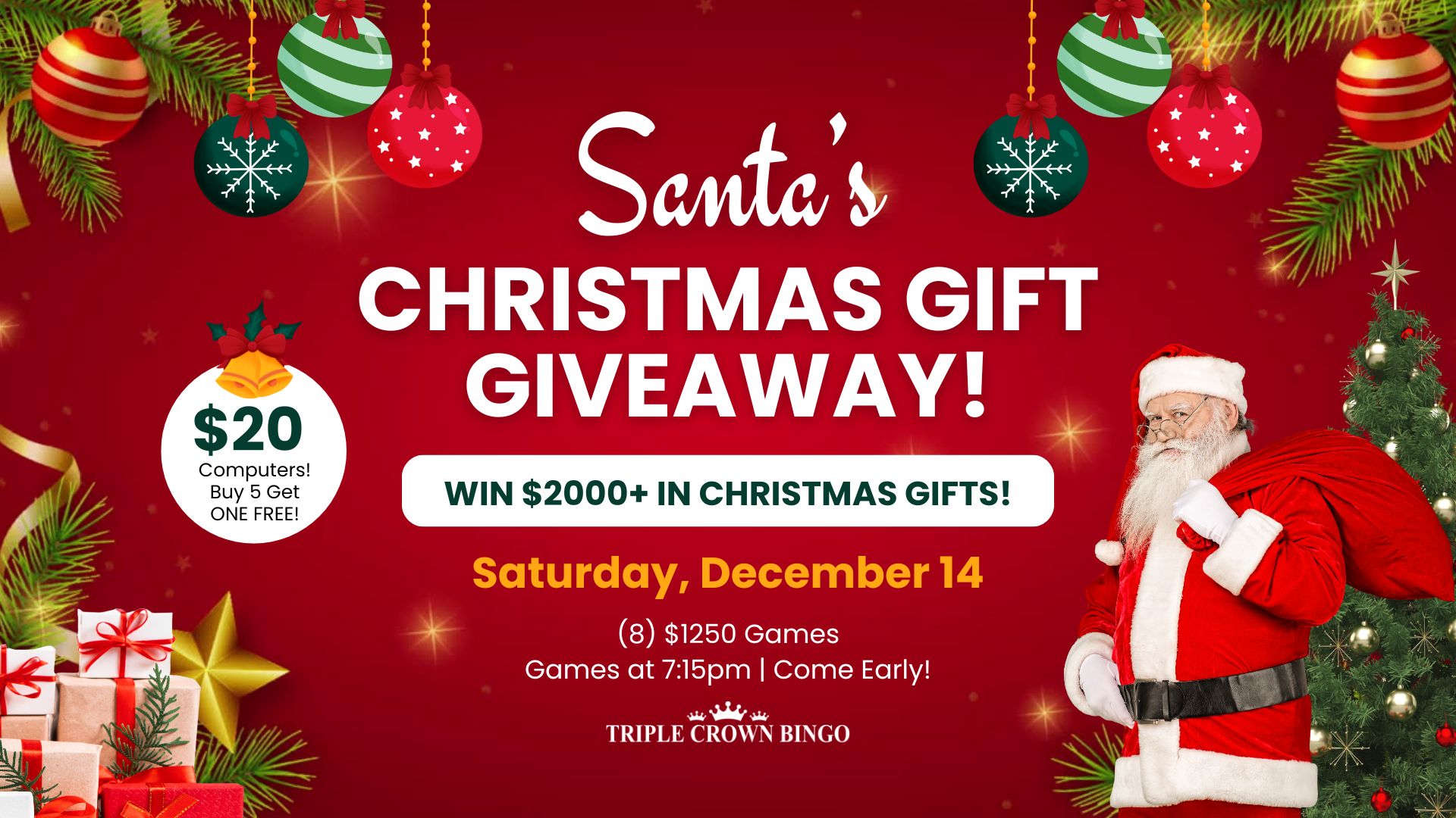 Santa's Christmas Gift Giveaway